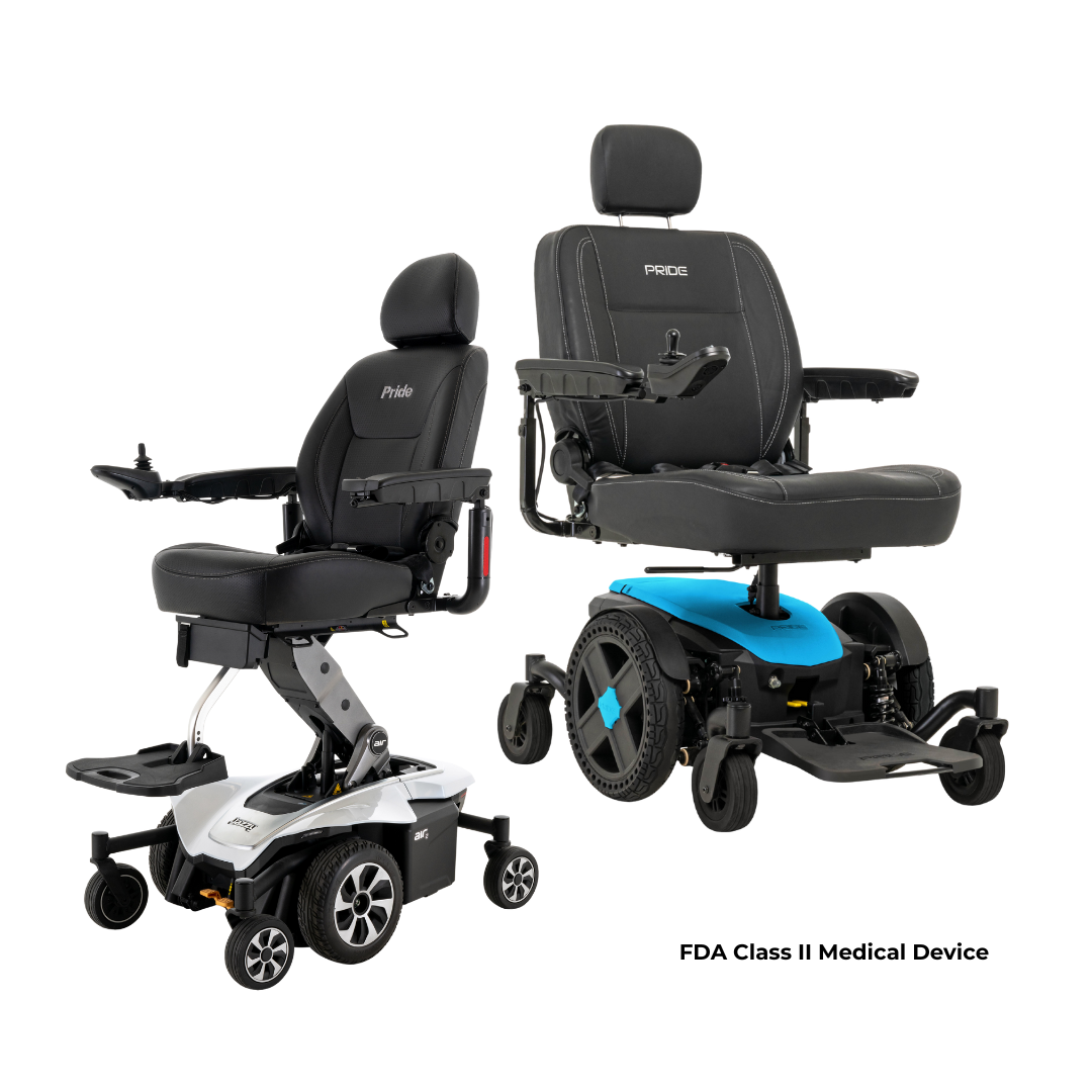 Pride Jazzy Air and 614 power chairs